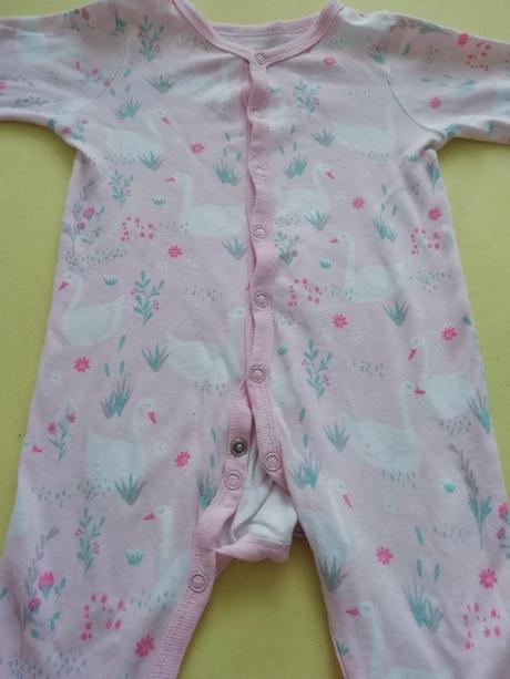 Overal bavlna s labutkami 74/80, 74