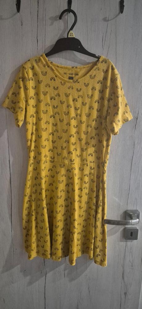 Bavlnené šaty s krátkym rukávom, f&f,146