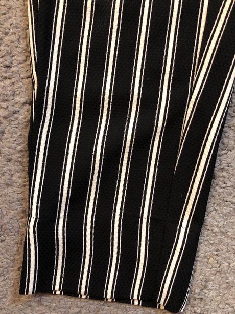 Pásikavé nohavice, h&m,36