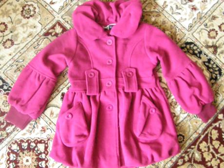 Flaušový kabátik, 128