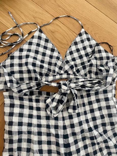 Zara gingham overal, zara,s