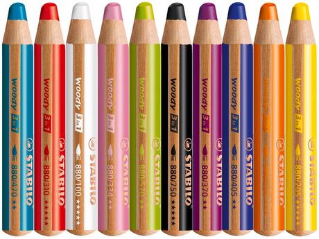 Pastelky stabilo woody 3 v 1,