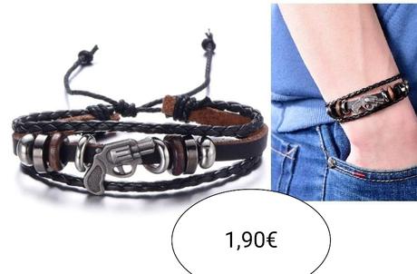 Pánske náramky a retiazky (cena na foto), 