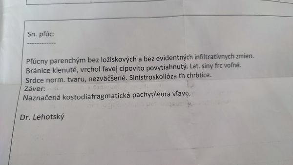 Aký je záver zo sona pľúc?