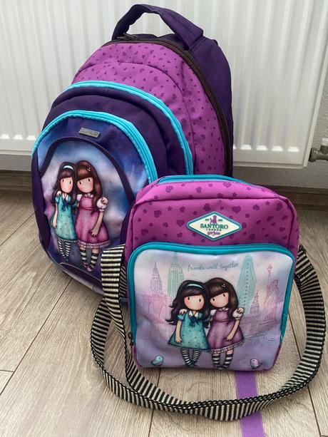 Školská taška a taška na plece santoro, 