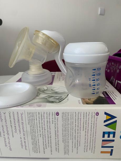 Manuálna odsávačka avent, 