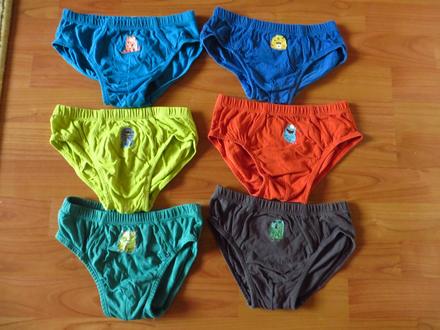 Chlapčenské slipy-veľ. 122/128 - 6 ks, palomino,122