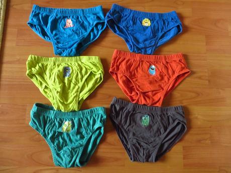 Chlapčenské slipy-veľ. 122/128 - 6 ks, palomino,122