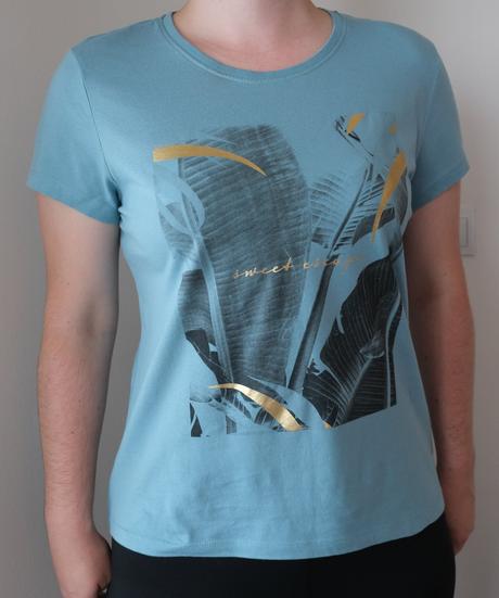 Oceľovomodré tričko, l