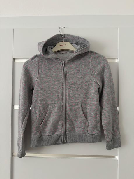 Bodkovana mikinka, h&m,128
