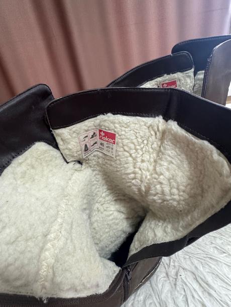 Hnedé čižmy rieker veľ.40, rieker,40