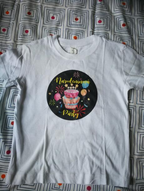 Tričko narodeninová oslava, 122