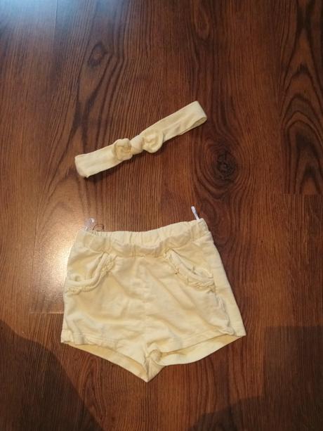 Kraťasy + čelenka, c&a,86