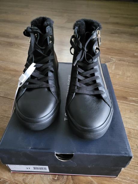 Kotnikove topanky tommy hilfiger, tommy hilfiger,37