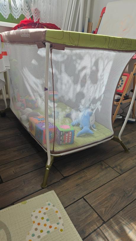 Skladacia ohradka postielka, šírka (cm): 70,dĺžka (cm): 110