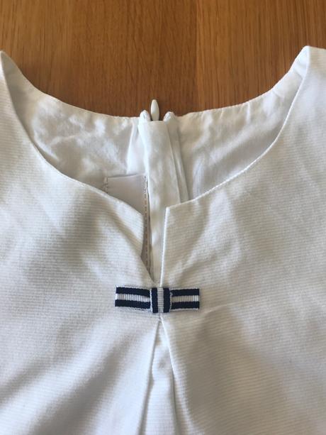 Jacadi blúzka biela s mašličkou, jacadi,152