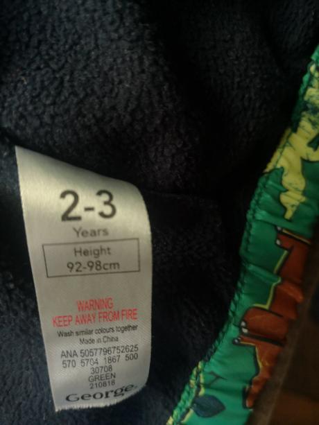 Chlapčenská prechodná vetrovka george, george,98