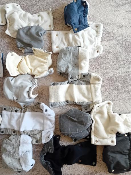 Rôzne rukavice  na kočík, 