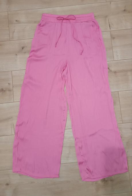 Široké letné nohavice, s