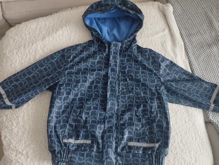 Nepremokavá bunda s fleesom 92/98, 92