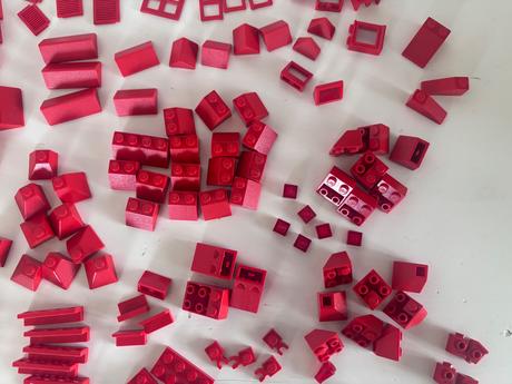Lego červené, 