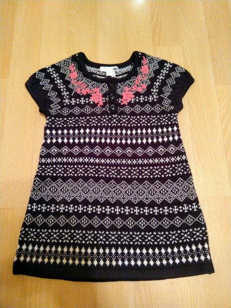Pletené teplé šatky pre slecnu, h&m,86