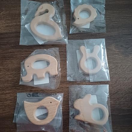 Drevené hryzadlo - rôzne druhy, 