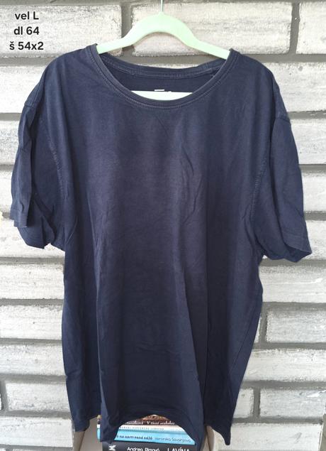 Tricko tm.modre, l