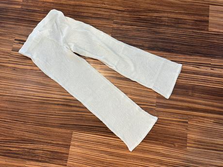 Štruktúrované zvonové nohavice h&m v. l, h&m,l