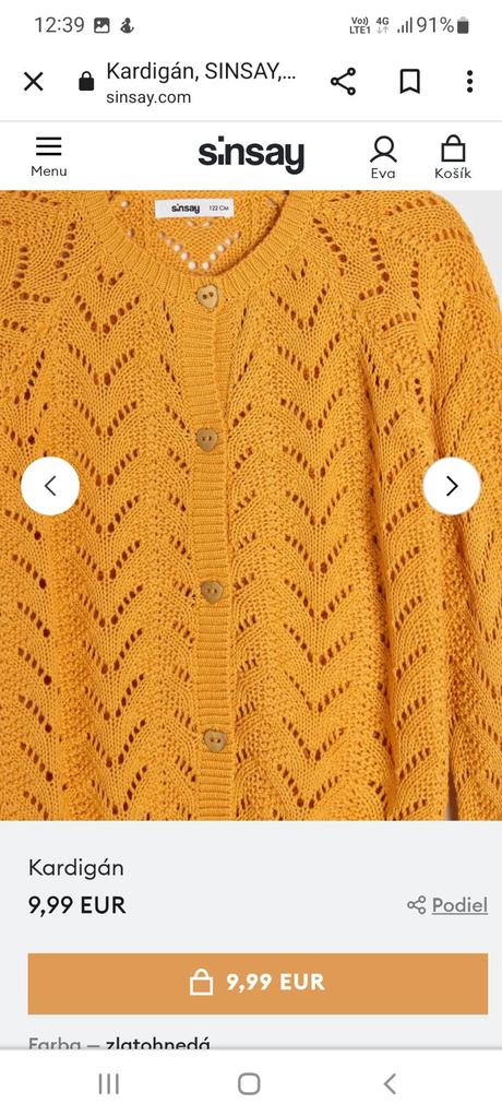 Svetrík, sinsay,110