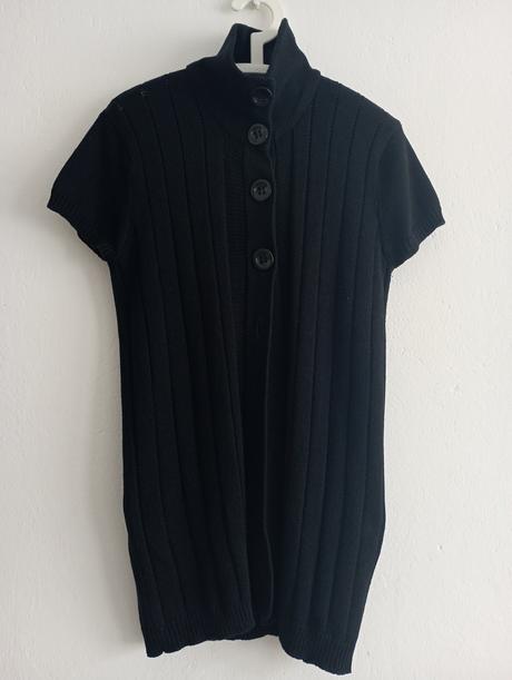 Čierny svetrík/kardigán m/l, m