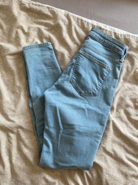 Modré rifle, h&m,36