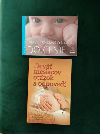 Knihy tehotenstvo + dojčenie,