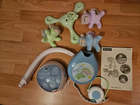 Kolotoč nad postieľku fisher-price, 