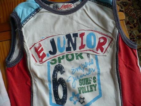 2x tričká bez rukávov, 80