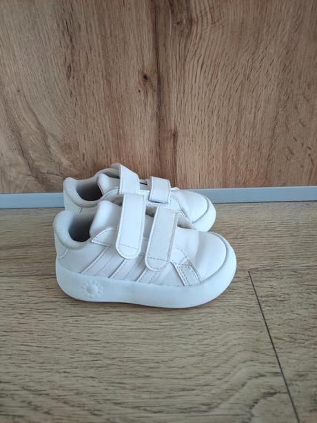 Biele botasky adidas, veľ. 21, adidas,21