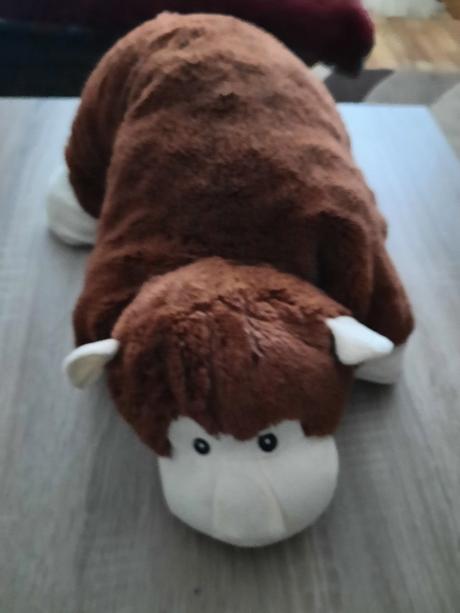 Macko plysovy vankušik,