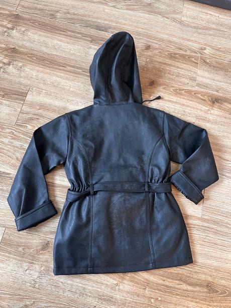 Kožený kabát 122-128, 122