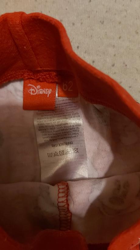Vianočné bavlnené legíny/tepláčky mickey mouse 62, disney,62