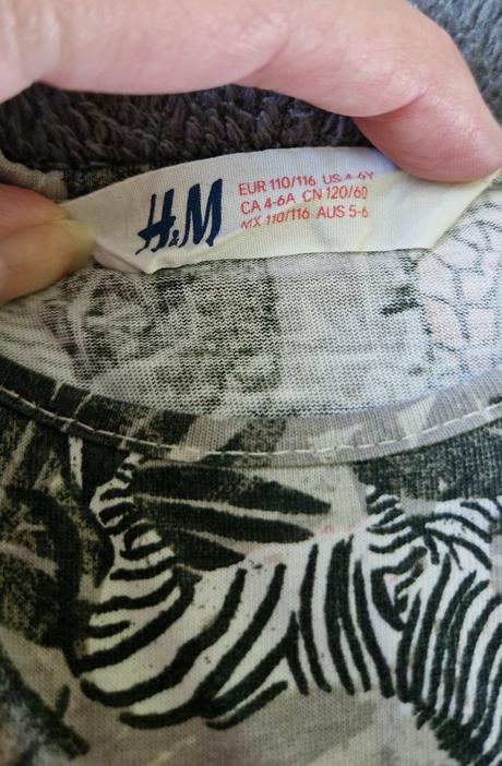 Letné šatičky 110/116, h&m,116