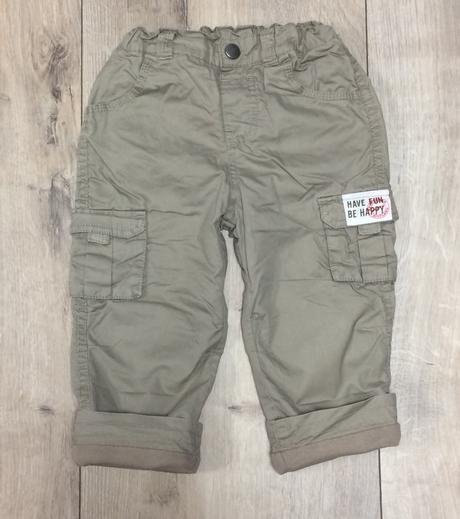 Nohavice zateplené chlapčenské c&a č.86, 12-18m, c&a,86