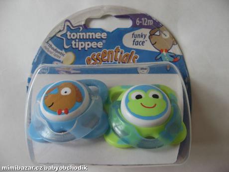 Tommee tippee cumliky latex 6-12m ortodont zrezane, tommee tippee