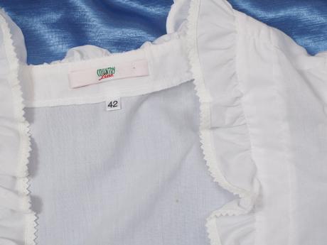 Biela krojová blúzka country line, 42