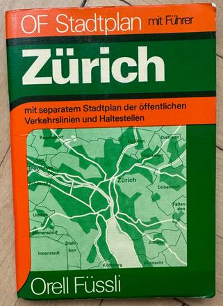 Zürich - oficiálna mapa mesta za 3eur,