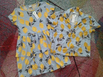 Komplet citróny, lindex,110