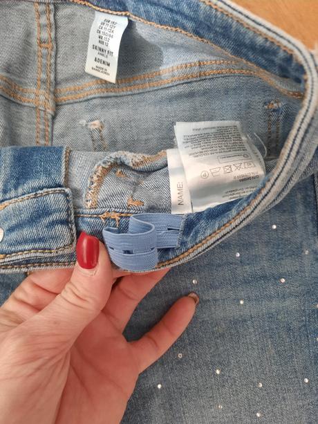 Super riflové nohavice 146/152, h&m,146