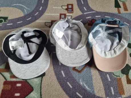 3x šiltovka pre chlapca, h&m,80