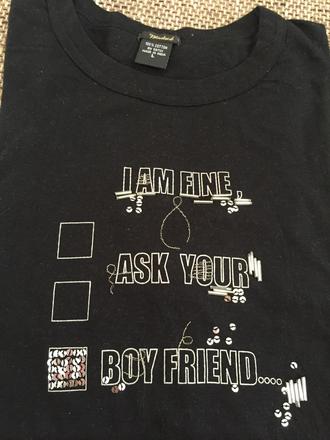 Tričko s napisom, l