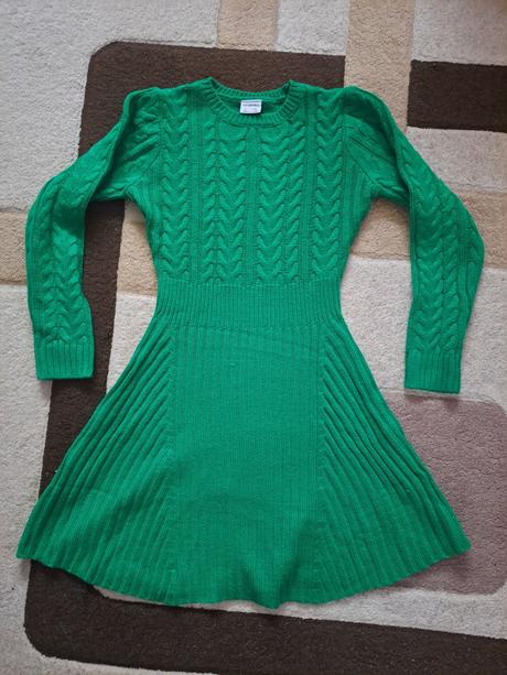 Zelené pletené šaty, gate,146
