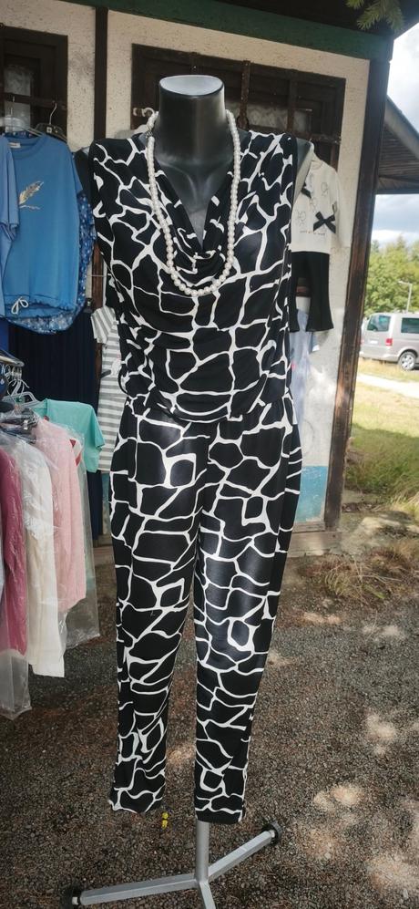 Dámsky overal black white, 188 / l / m / s / xs